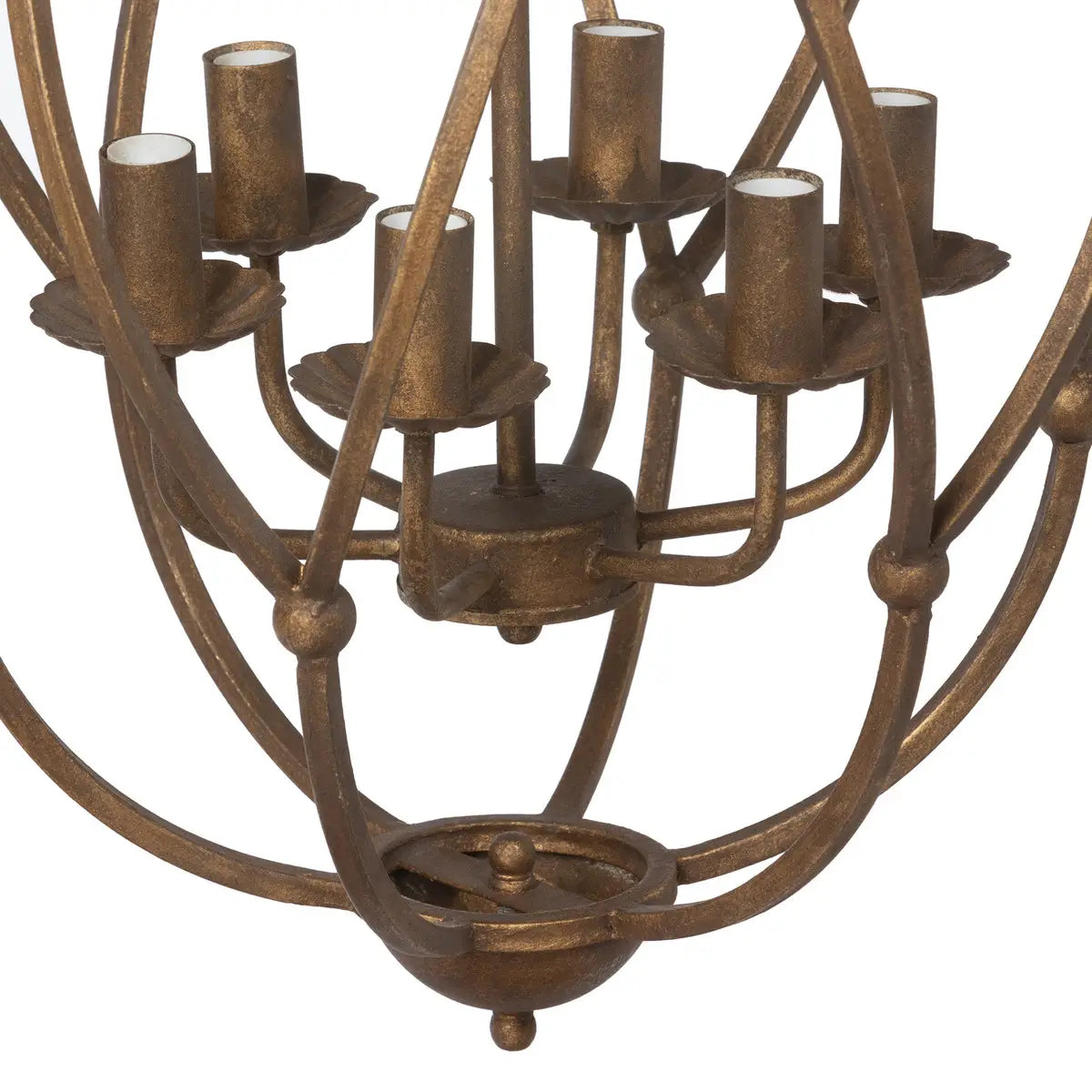 Antiqued Bronze Chandelier