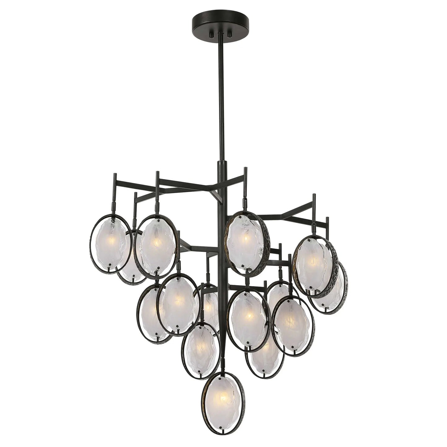 Artisan Large Oval Glass Chandelier