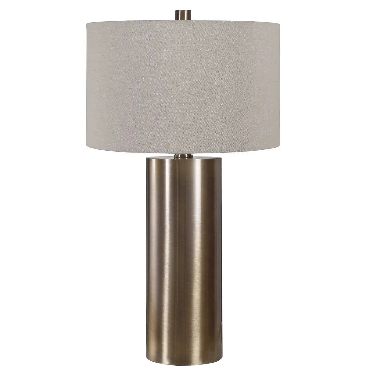 Brass Cylinder Table Lamp