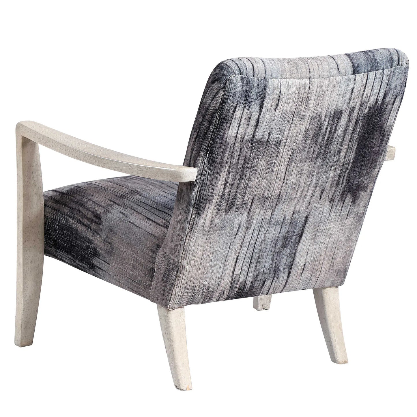 Chenille Watercolor Accent Chair