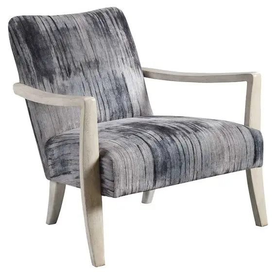 Chenille Watercolor Accent Chair