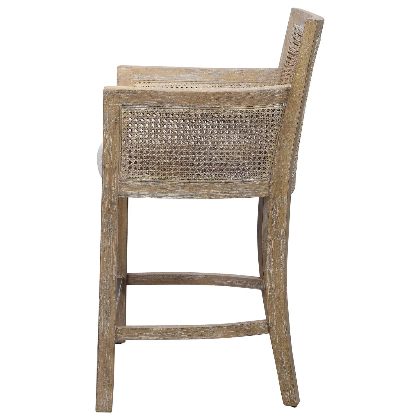 Coastal High Back Counter Stool
