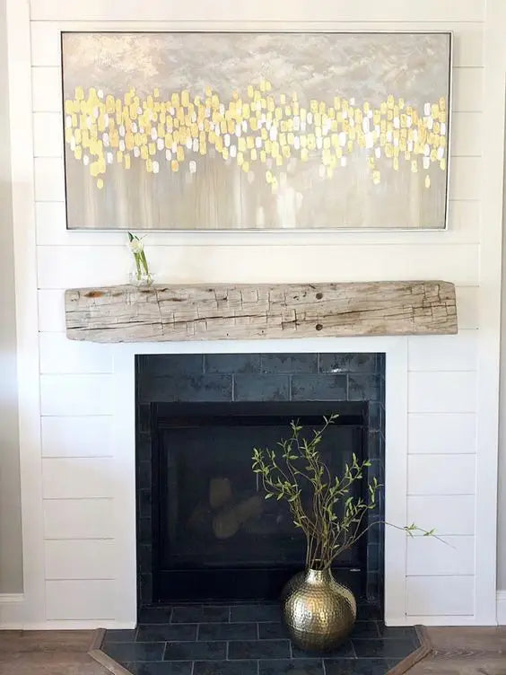 Contemporary Oversized Metallic Art