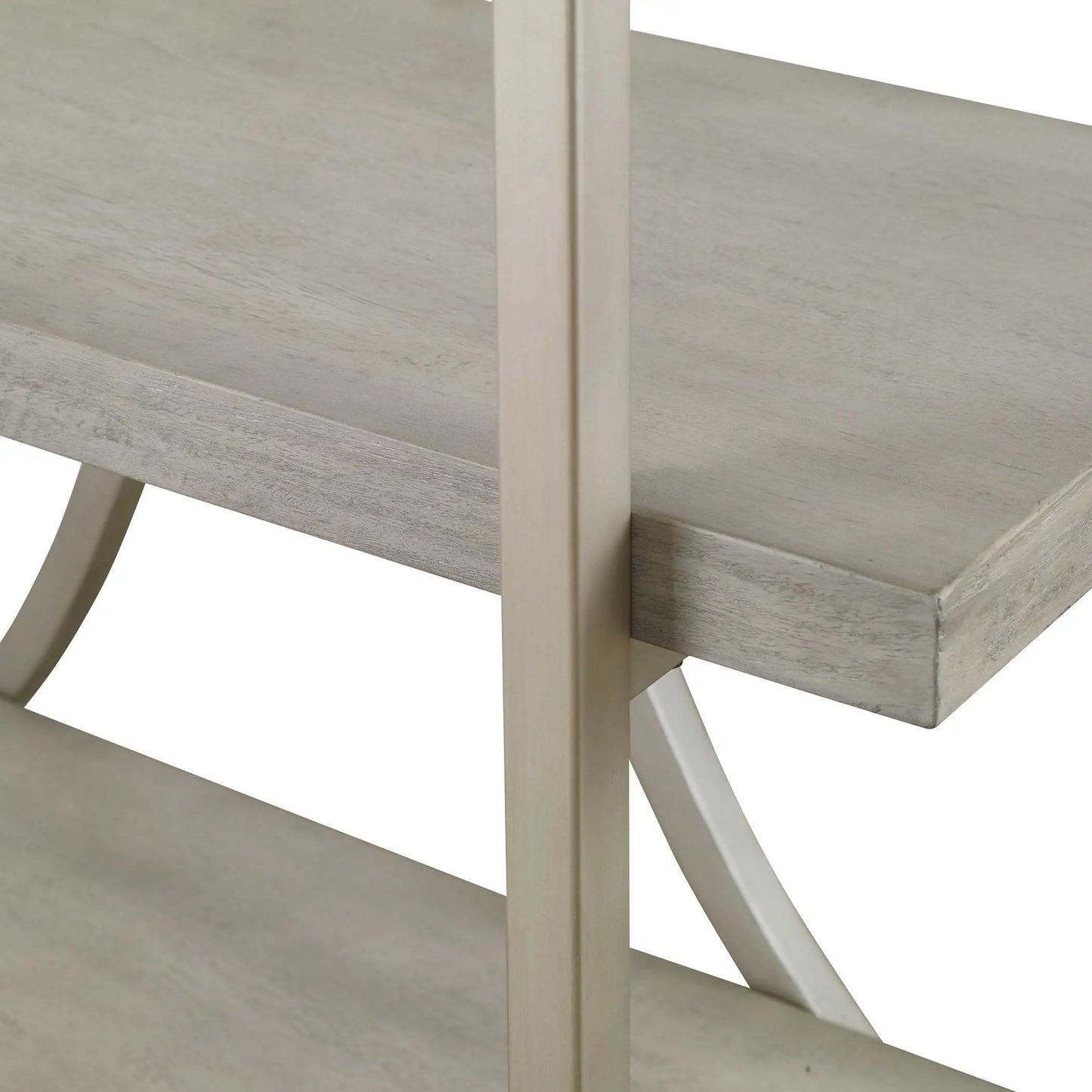 Contemporary Wood and Metal Bookcase