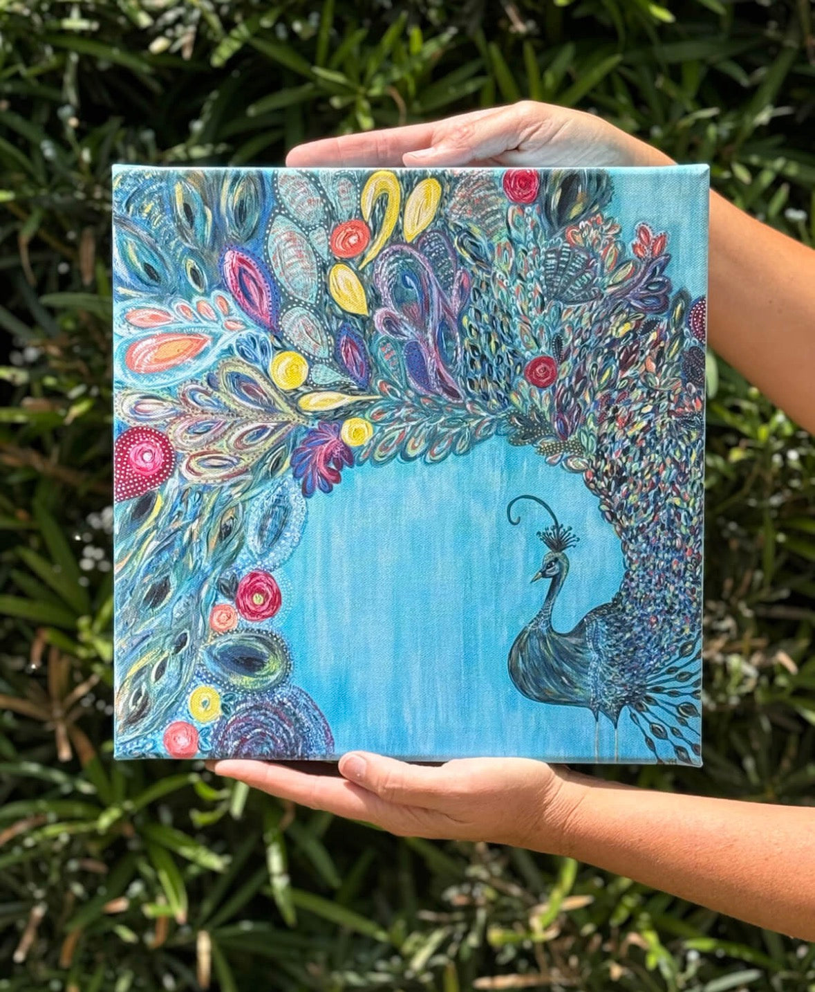 Free Spirit Peacock Canvas