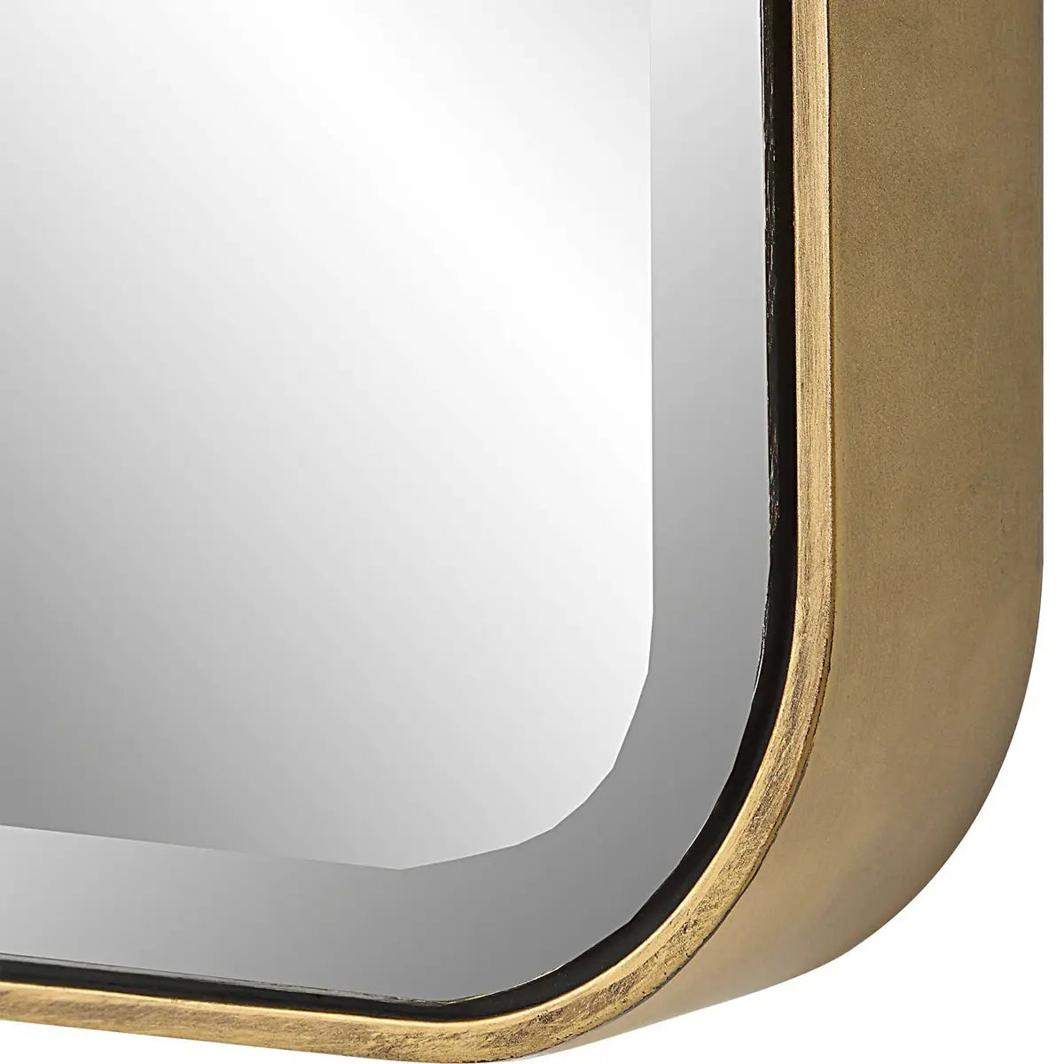 Gold Square Mirror