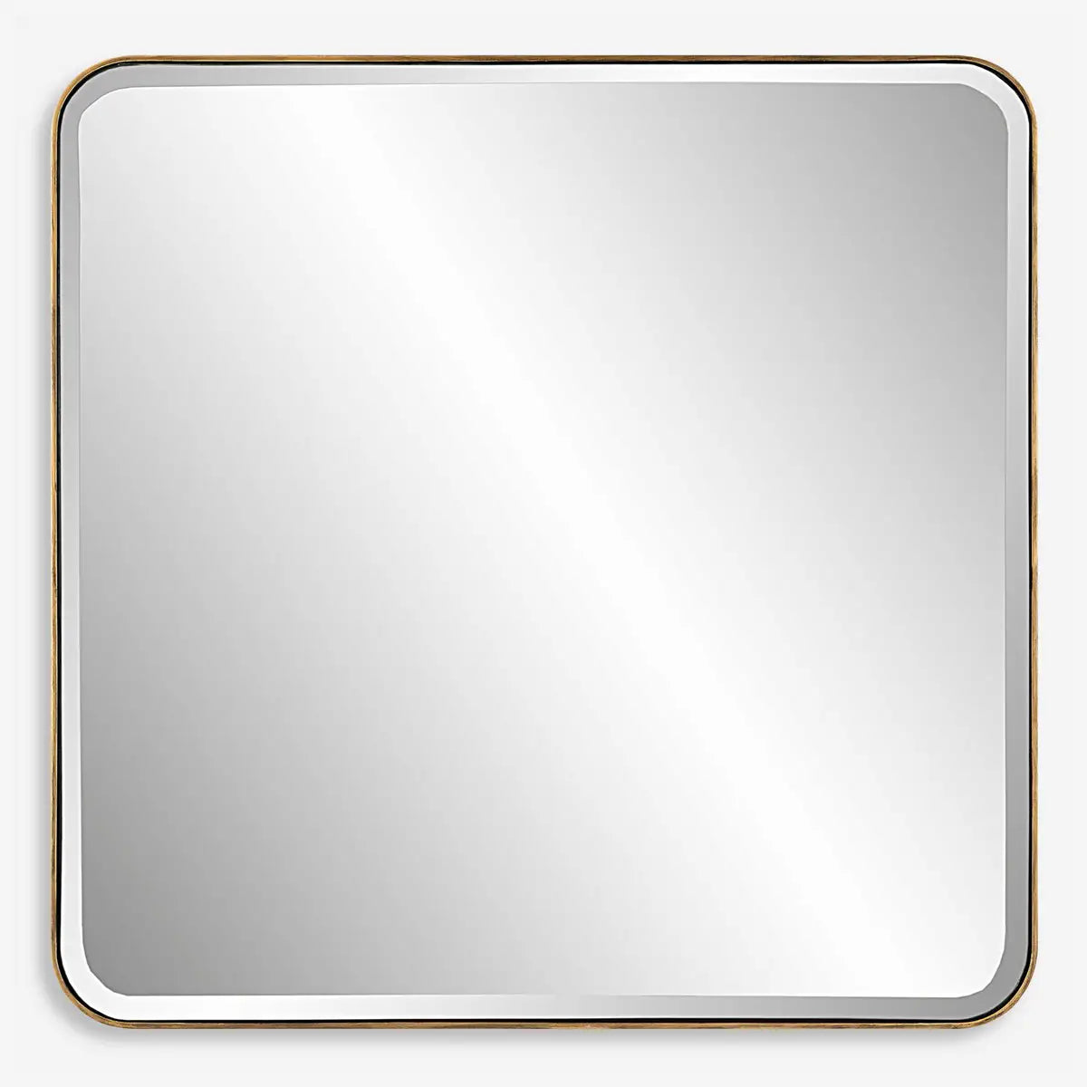 Gold Square Mirror