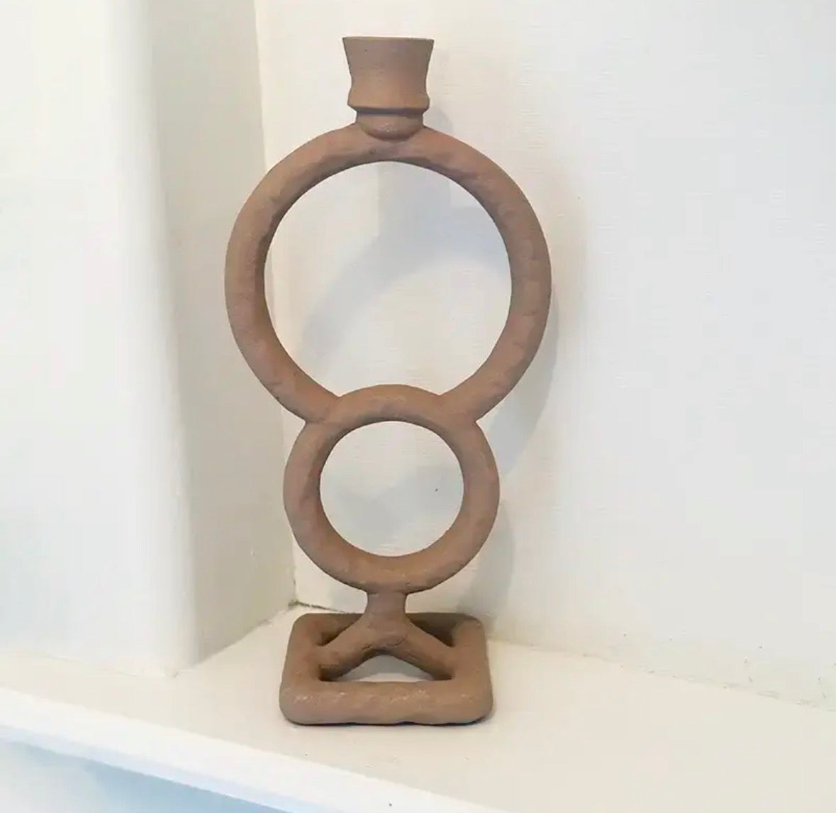 Twin Orbit Candleholder