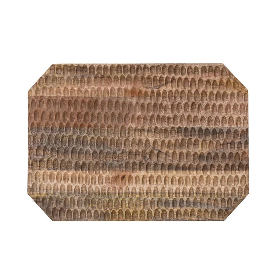 Carved Mango Wood Tray