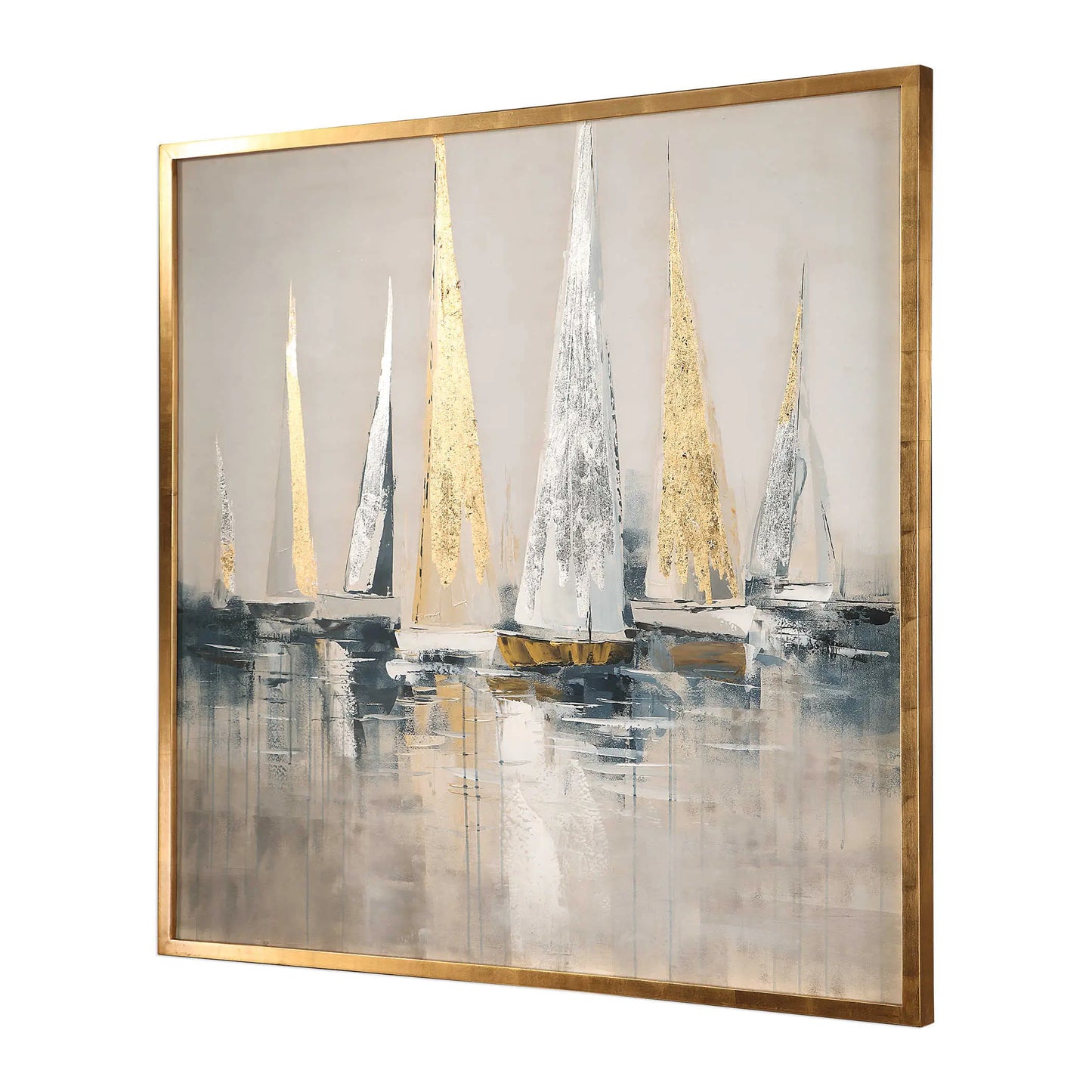 Metallic Boats Handcrafted Art