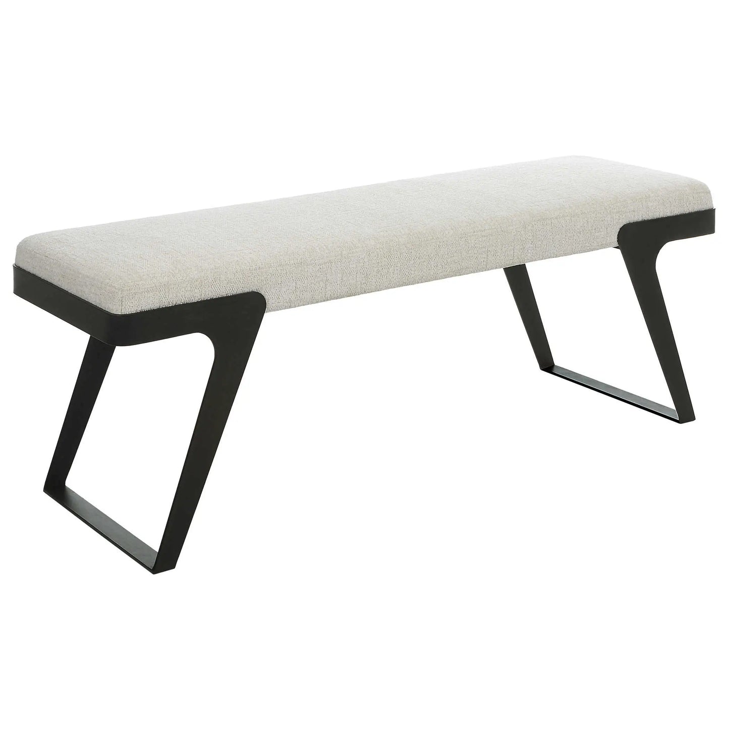 Modern Iron Base Bench