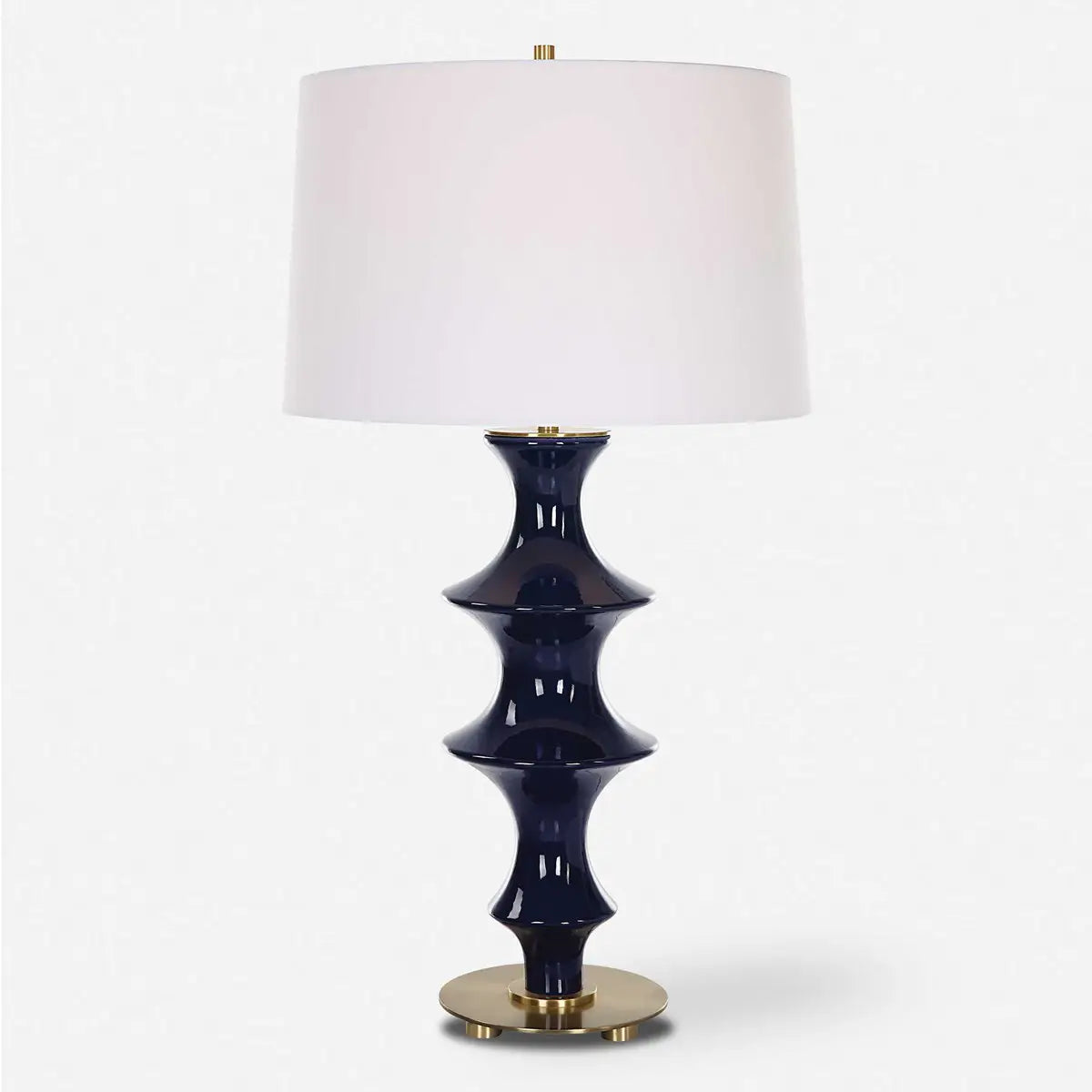 Nathan Blue Table Lamp