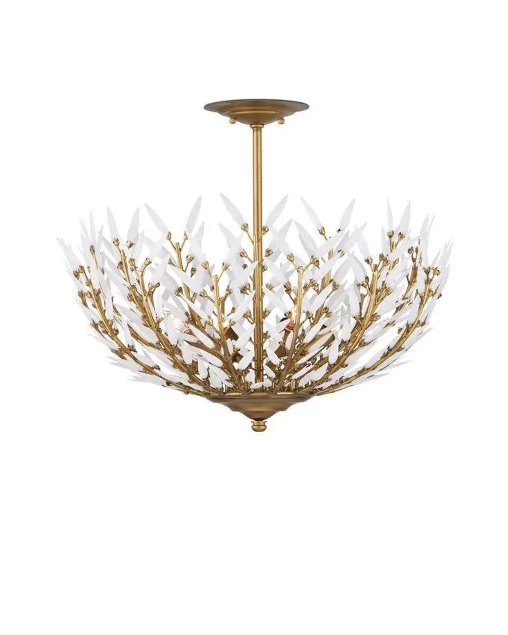 Opus Luxe Semi-Flush Mount Chandelier