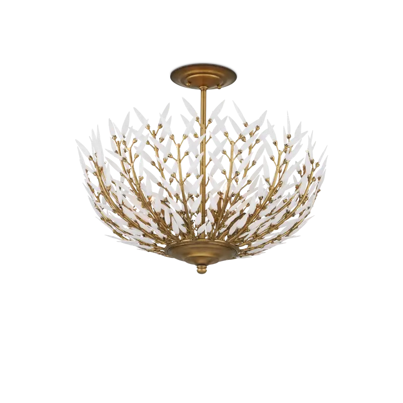 Opus Luxe Semi-Flush Mount Chandelier