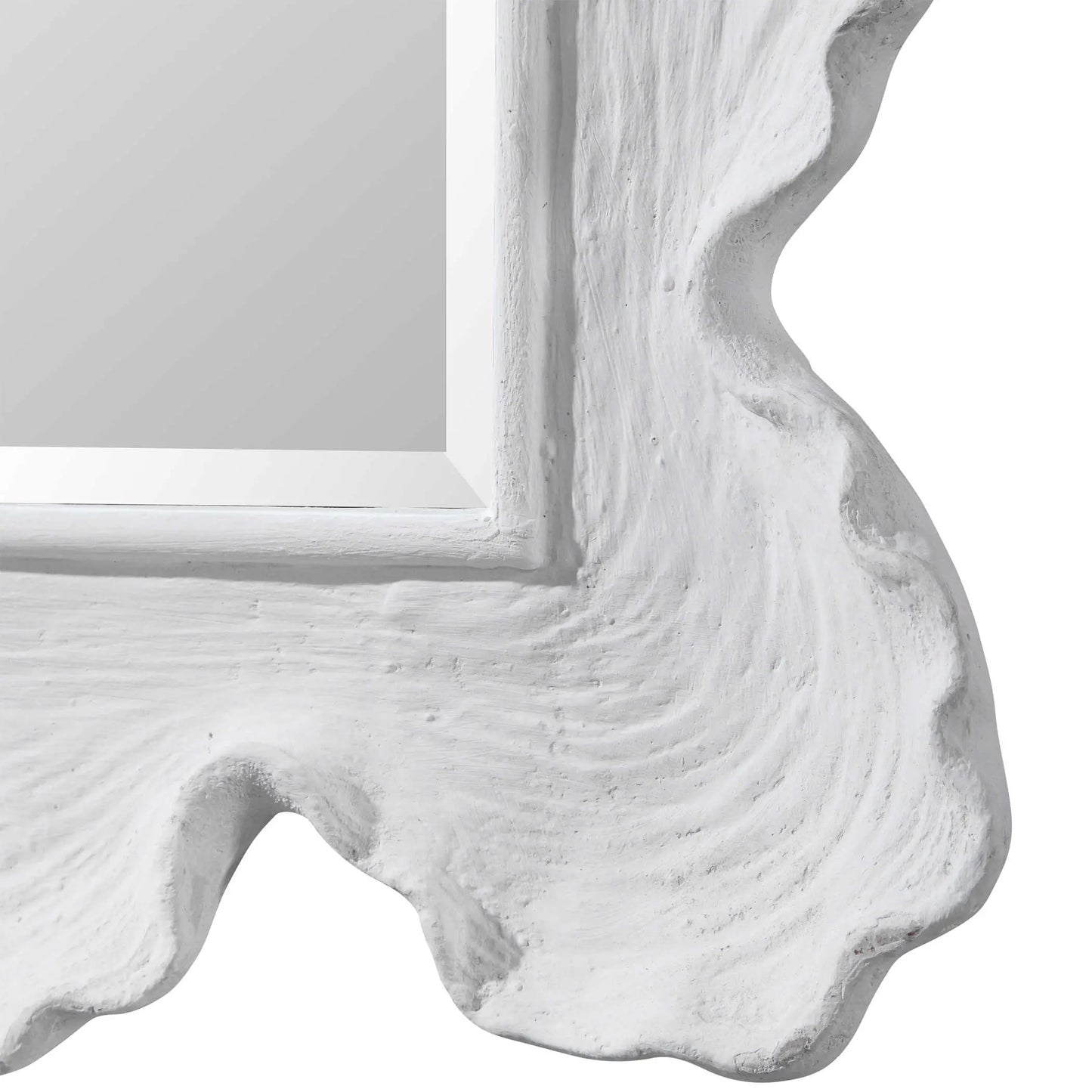White Coastal-Inspired Mirror