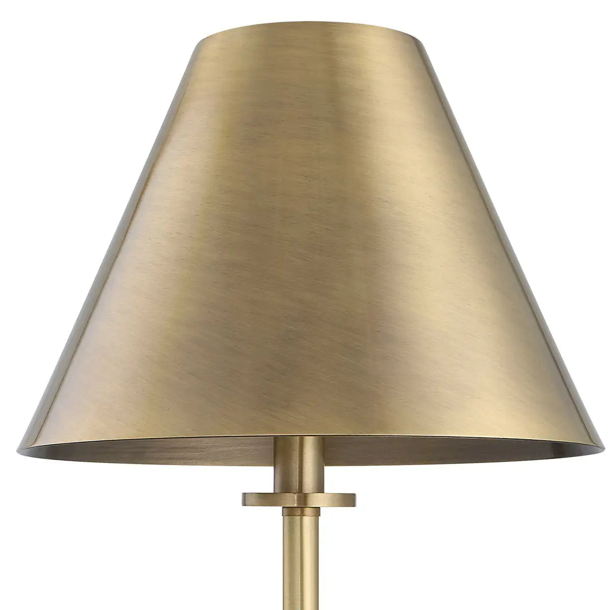 Brushed Brass Buffet Lamp