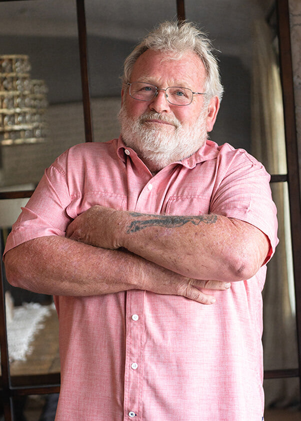 Herb Heinrichs featured artist portrait for Free Spirit Marketplace original pastel artwork collection