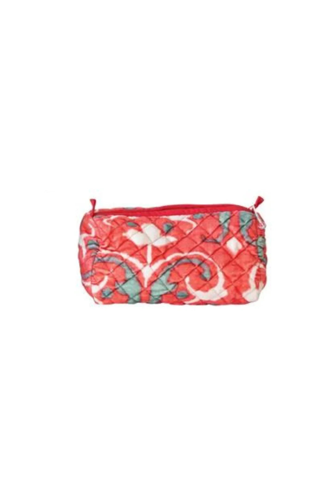Quilted Cotton Velvet Printed Zip Pouch w/ Pattern, 3 styles