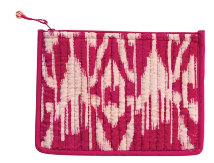 Velvet Zip Pouch, 3 styles