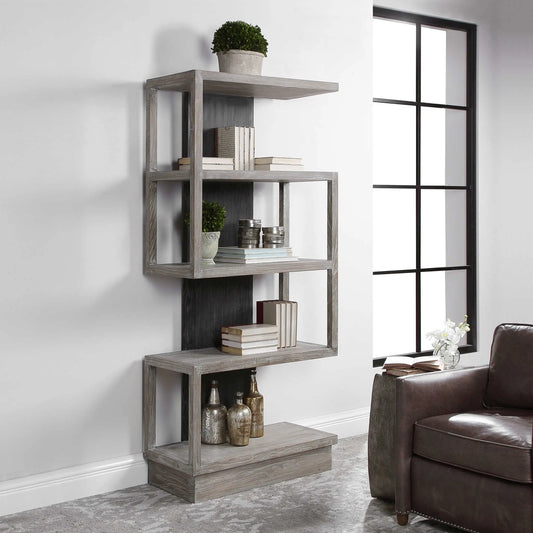 Asymmetrical Etagere / Bookcase