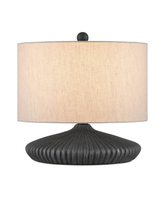Black Flat Table Lamp
