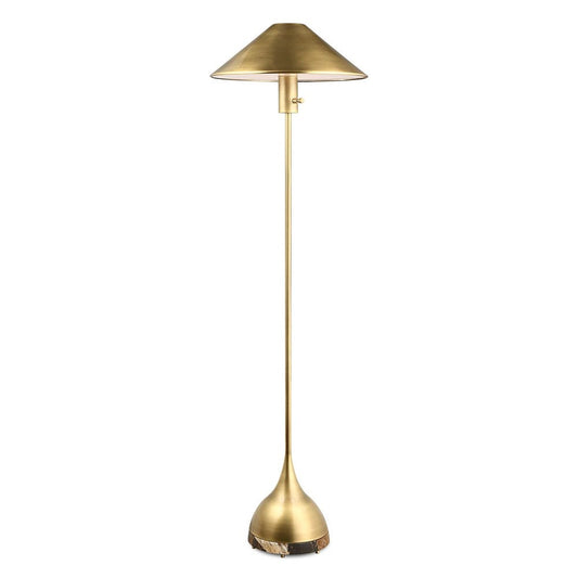 Brass & Marble Floor Lamp