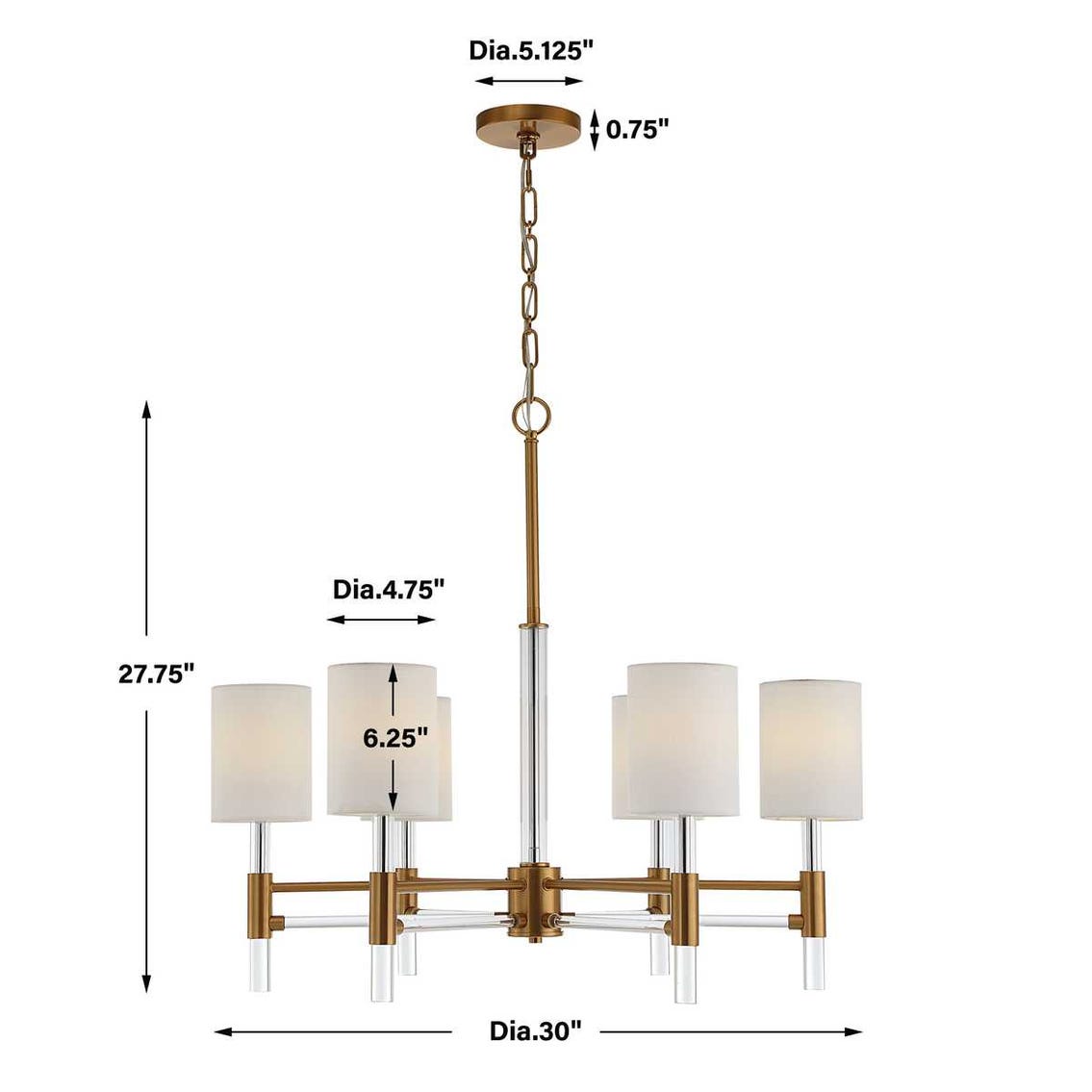 Celestial Silk Chandelier