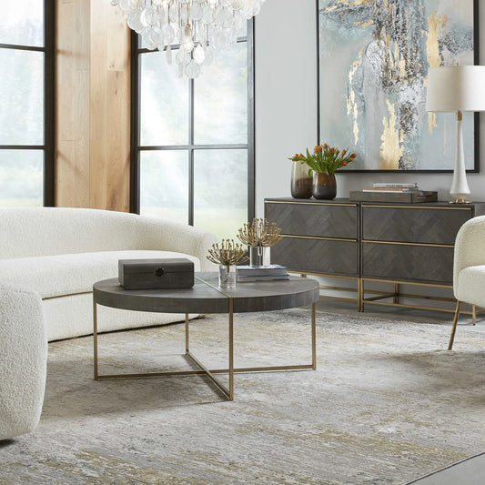 Contemporary Round Coffee Table