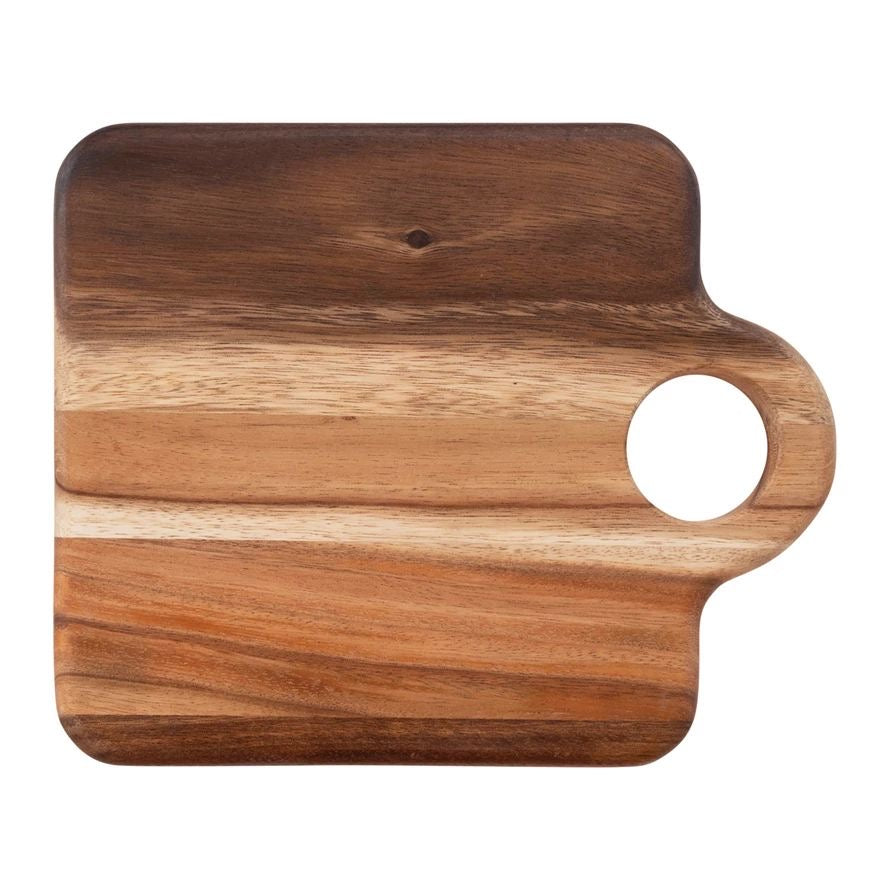 Wood and cheese serving board