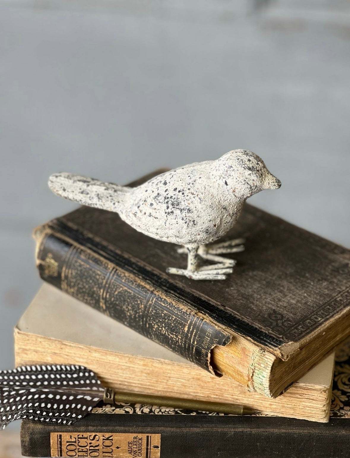 Iron distressed bird