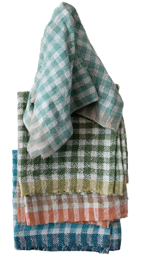 Assorted Woven Linen Napkins, set of 4