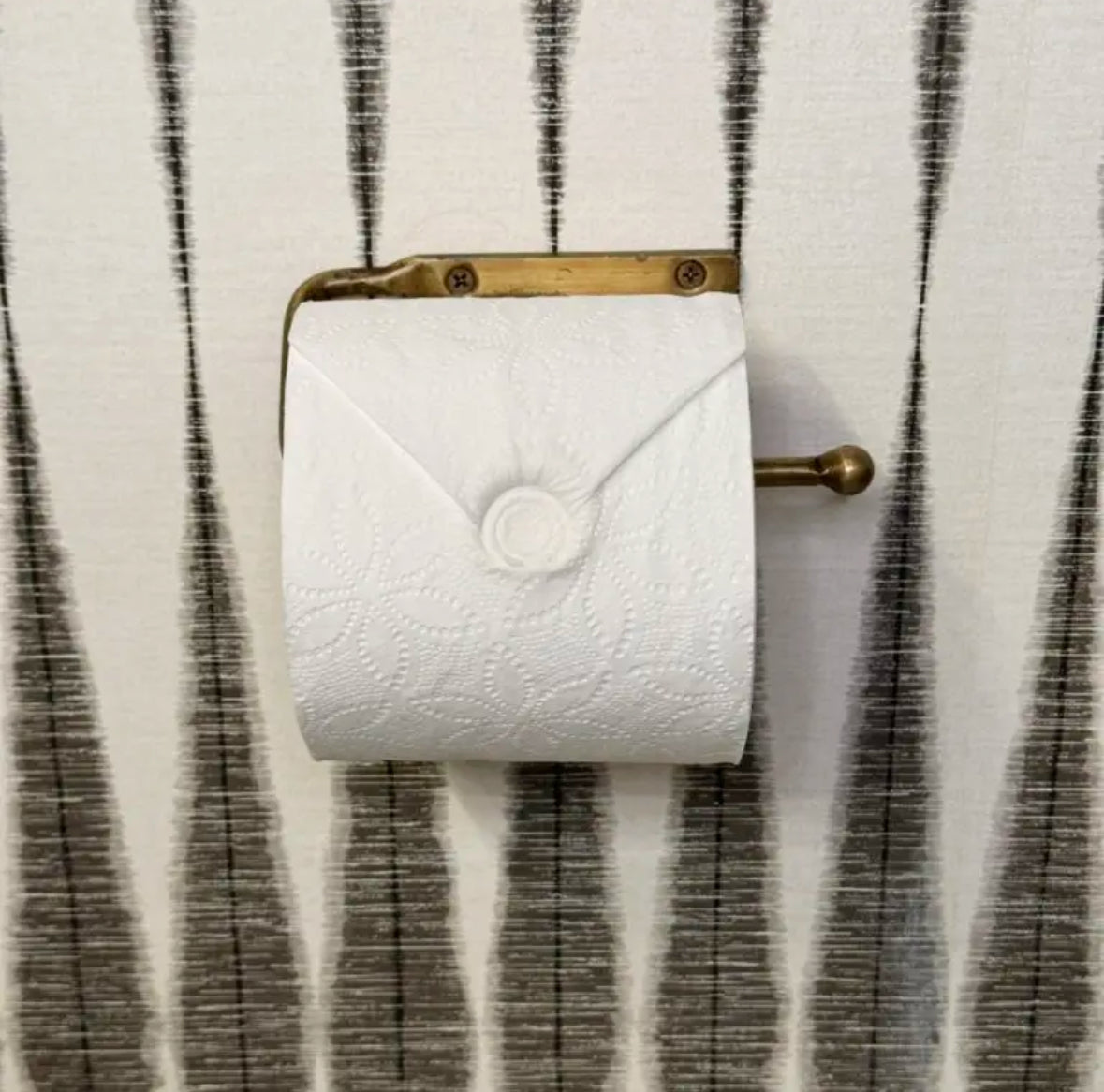 Brass Handmade Toilet Paper Holder