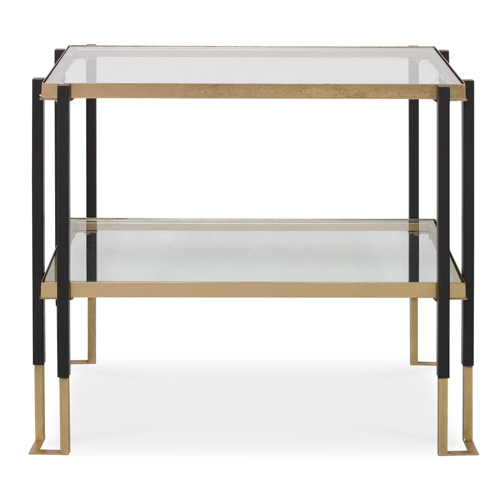 Kentmore Modern Glass Side Table