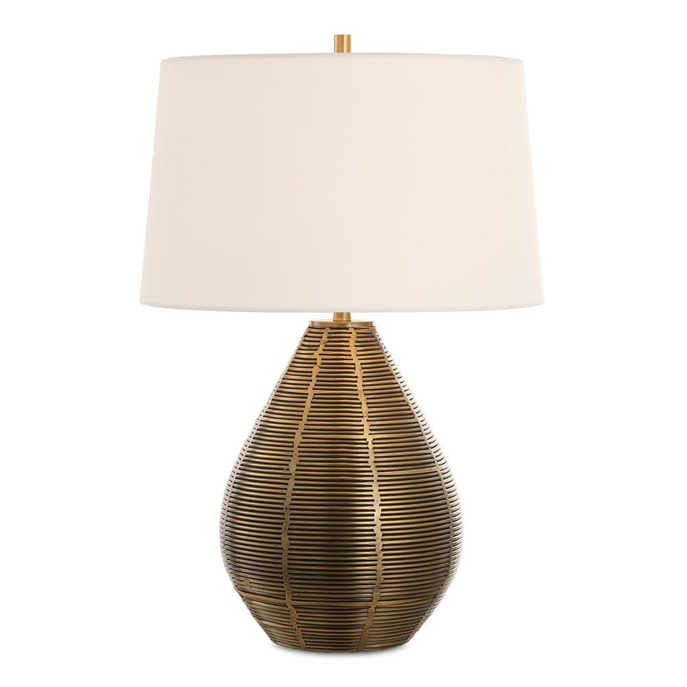 Knowles Brushed-Brass Table Lamp