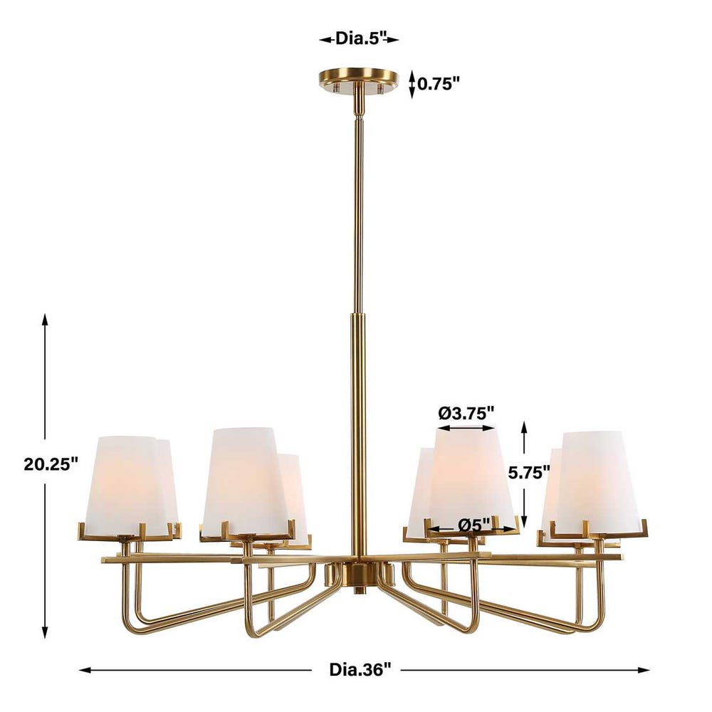 Lassen 8-Light Chandelier