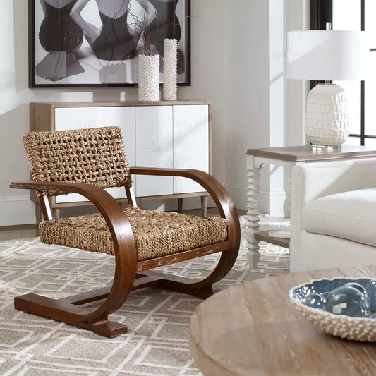 Modern Bohemian Accent Chair