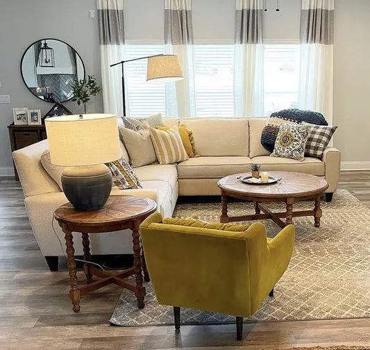 Round Reclaimed Fir Coffee Table