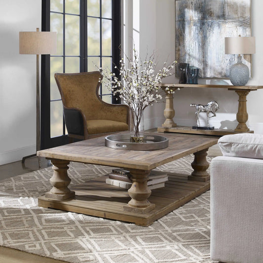 Salvaged Fir Lumber Coffee Table