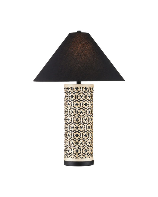 Star-Weave Bamboo Table Lamp