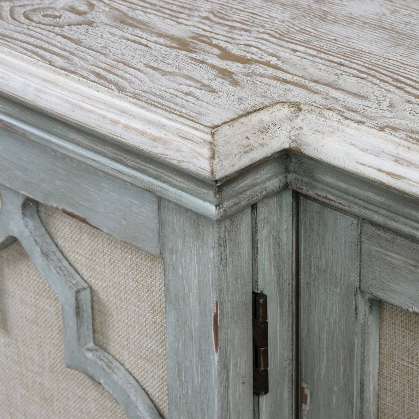 Weathered Sea Gray Cabinet
