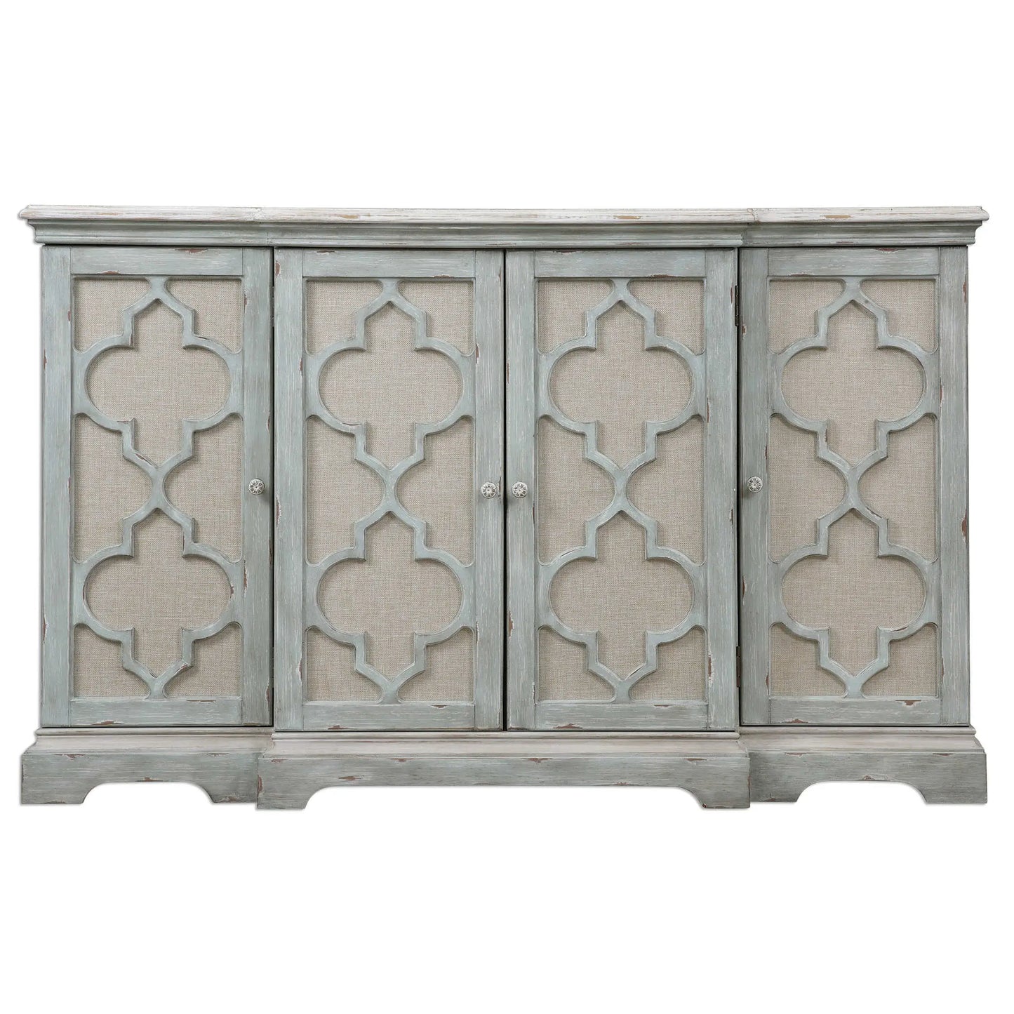 Weathered Sea Gray Cabinet