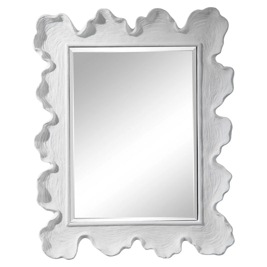 White Coastal-Inspired Mirror
