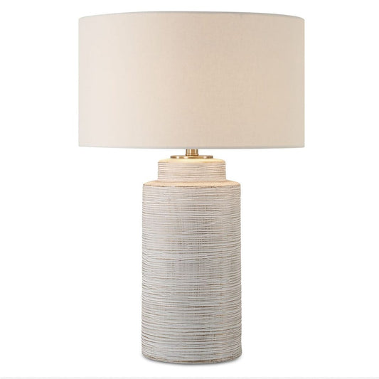 White and Goldleaf Table Lamp